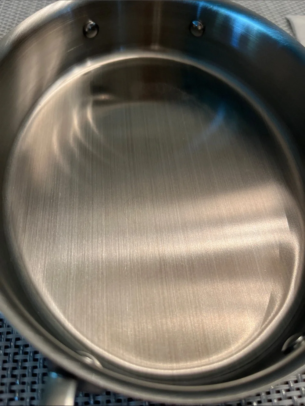 Brushed Stainless Mini Oval Serving Pans with Handles - Silver
